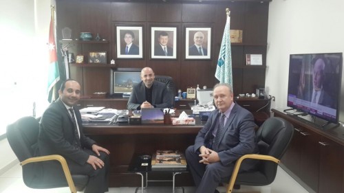 Under-Secretary of the Jordan Ministry of Tourism&Antiquities, Managing Director of Jordan Tourism Board H.E. Mr. Abed Al Razzaq Arabiyat (in the middle), RJBC Deputy Chairman&Director Mr. Kononenko (on the right) 